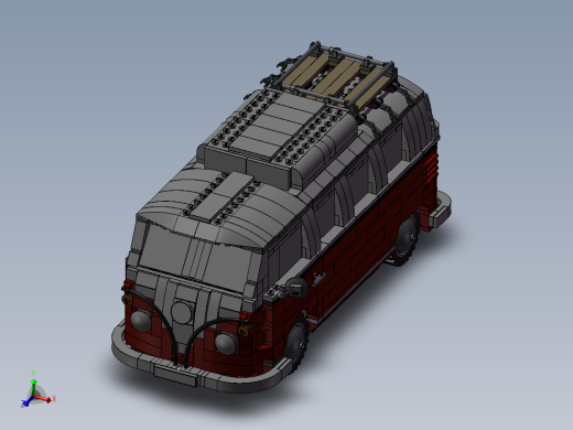 乐高积木： 大众T1露营车