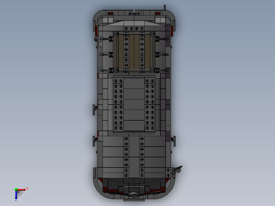 乐高积木： 大众T1露营车俯视图