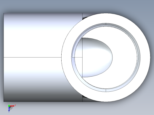 聚氯乙烯配件06-Sch80_90Elbow_SxFPT_807-007 _0.75in俯视缩略图