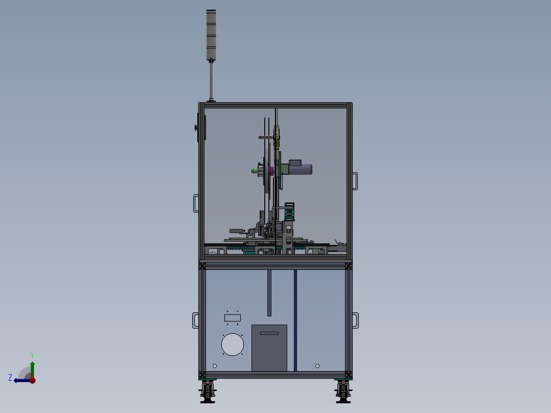 插针检测摆盘机 折料摆盘自动机sw16可编辑右视图