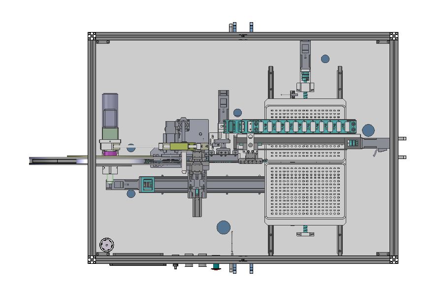 插针检测摆盘机 折料摆盘自动机sw16可编辑