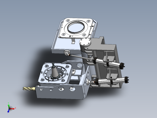 角度头旋转固定架