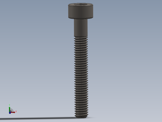 Screw_DIN_912_M3x22_A2.SLDPRT公制内六角螺钉