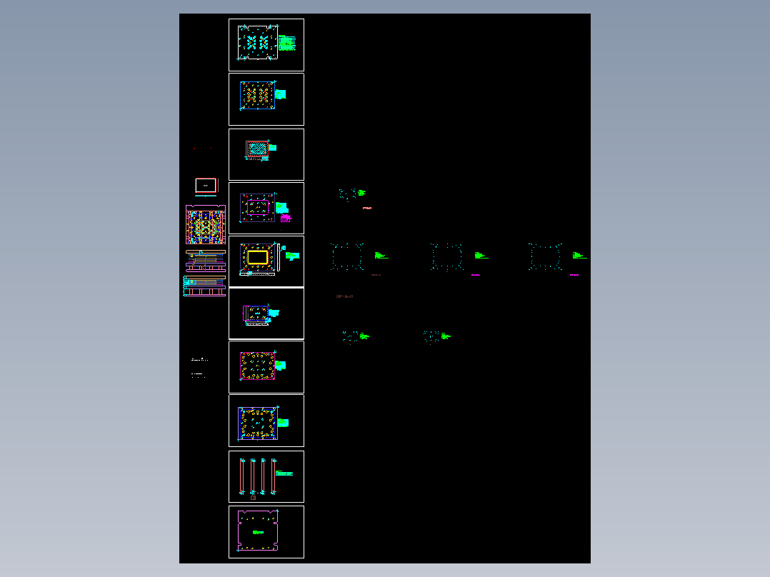 笔记本电脑A面外壳90度四周折弯模具设计图