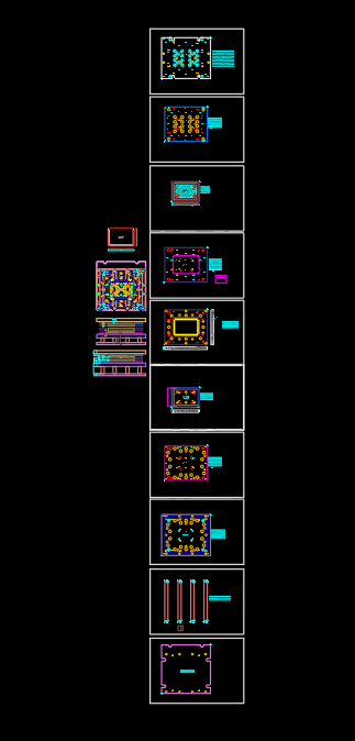 笔记本电脑A面外壳90度四周折弯模具设计图