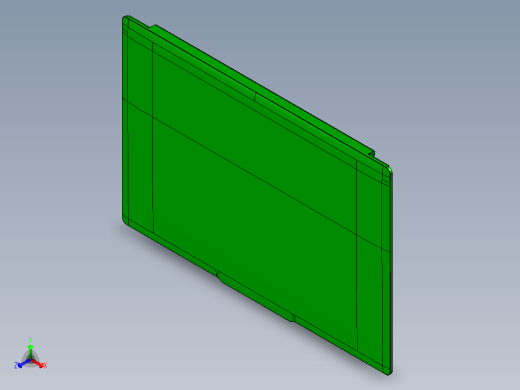 电脑A面金属外壳铣外观表面UG程序模型
