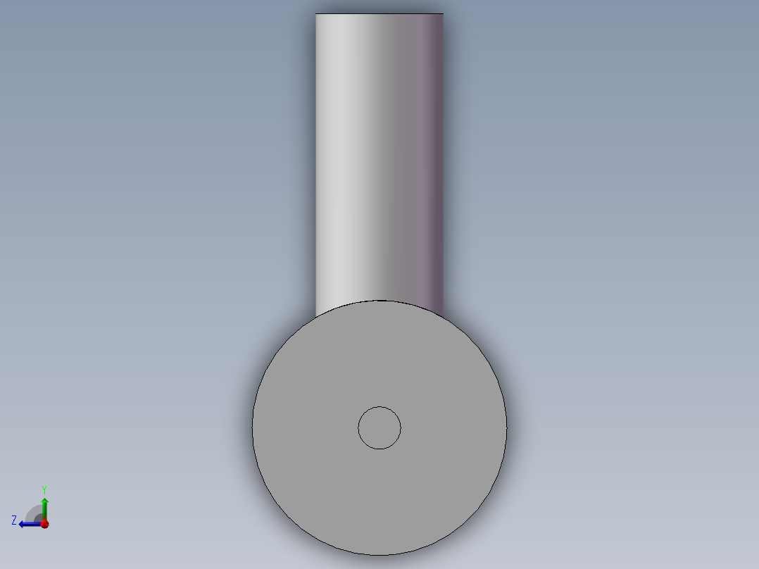 压力传感器右视图