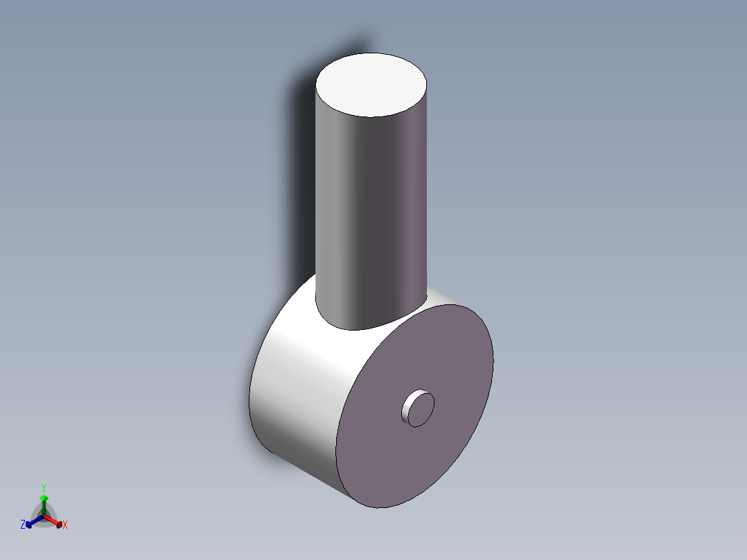 压力传感器正等轴测图