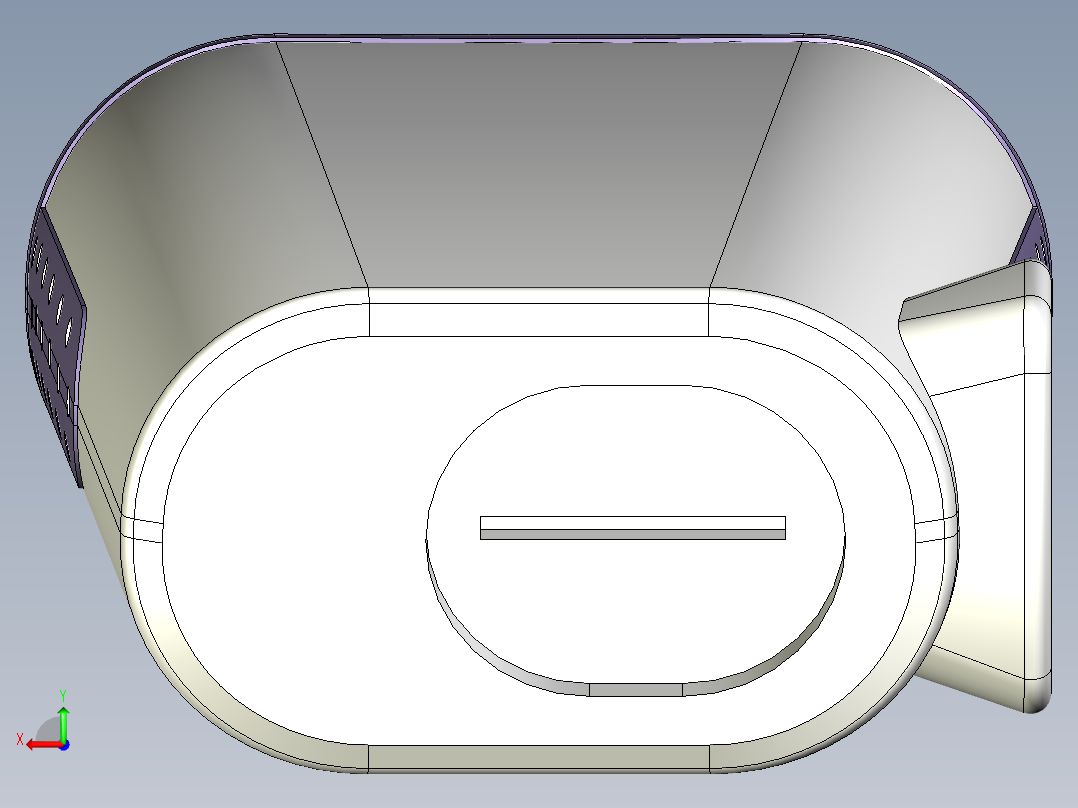 剃须刀模型图档后视图