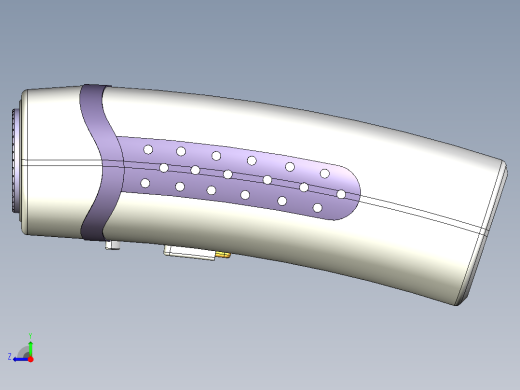 剃须刀模型图档右视缩略图