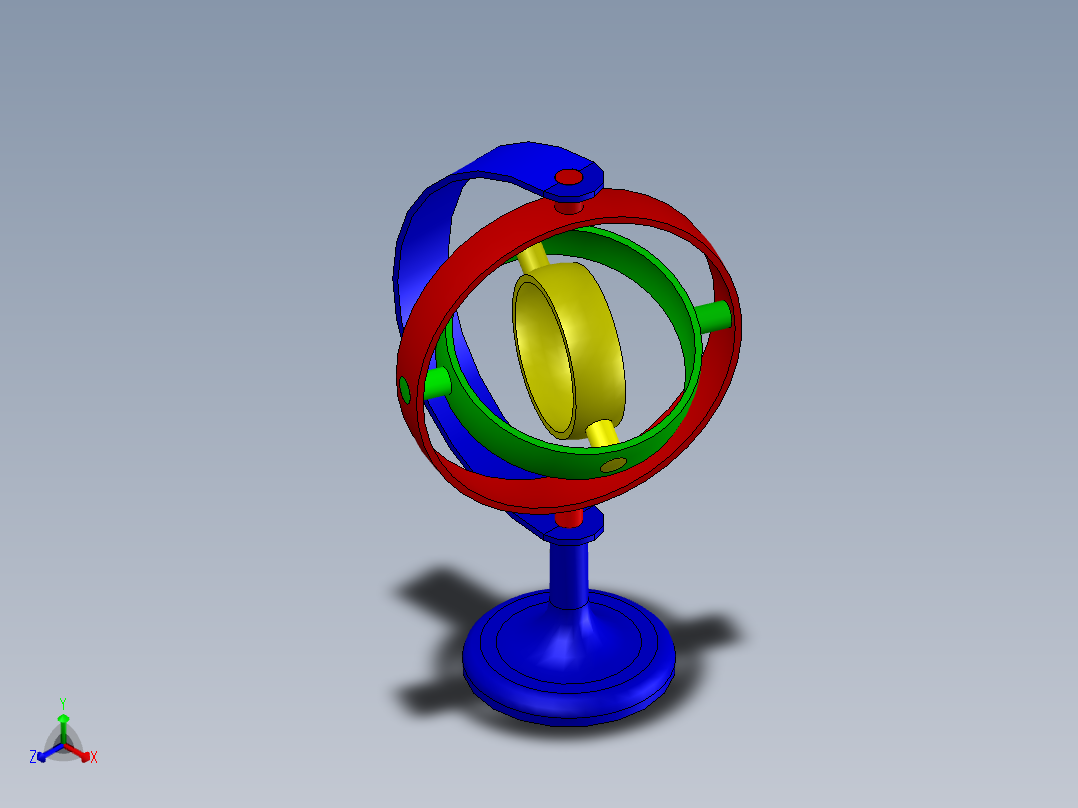 陀螺仪正等轴测图