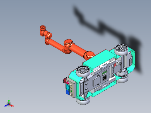 自主移动的遥控小车模型