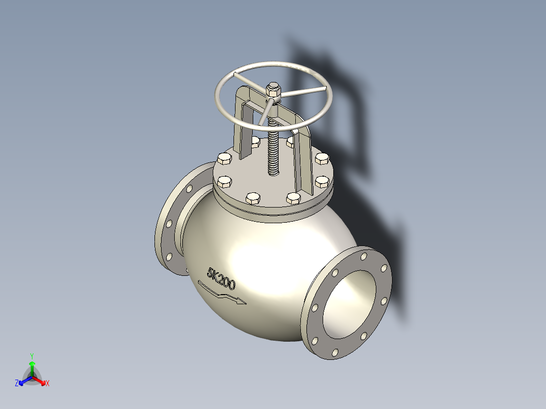 铸铁 铸钢截止阀 截止止回阀-JIS5K-200