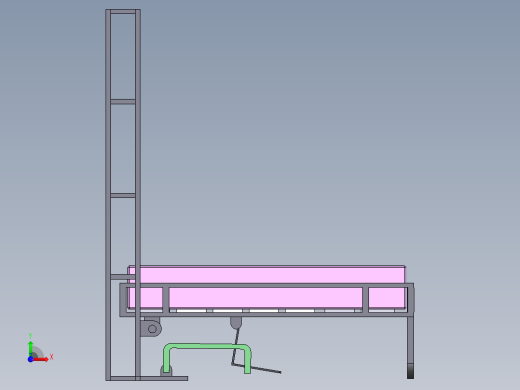 折叠床前视缩略图