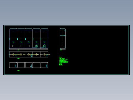 低压配电柜钣金图纸