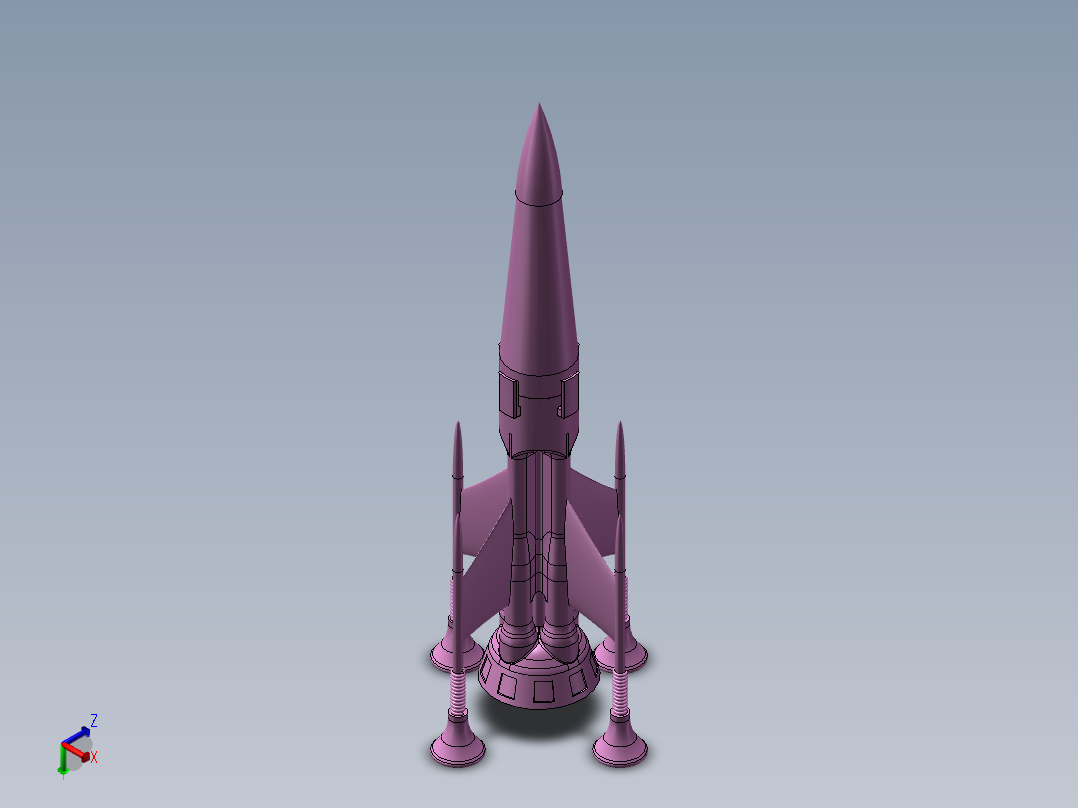 火箭简易模型