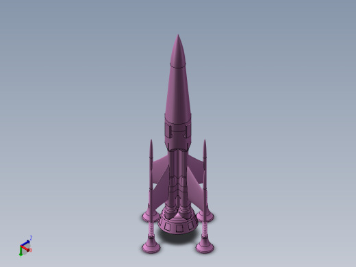 火箭简易模型
