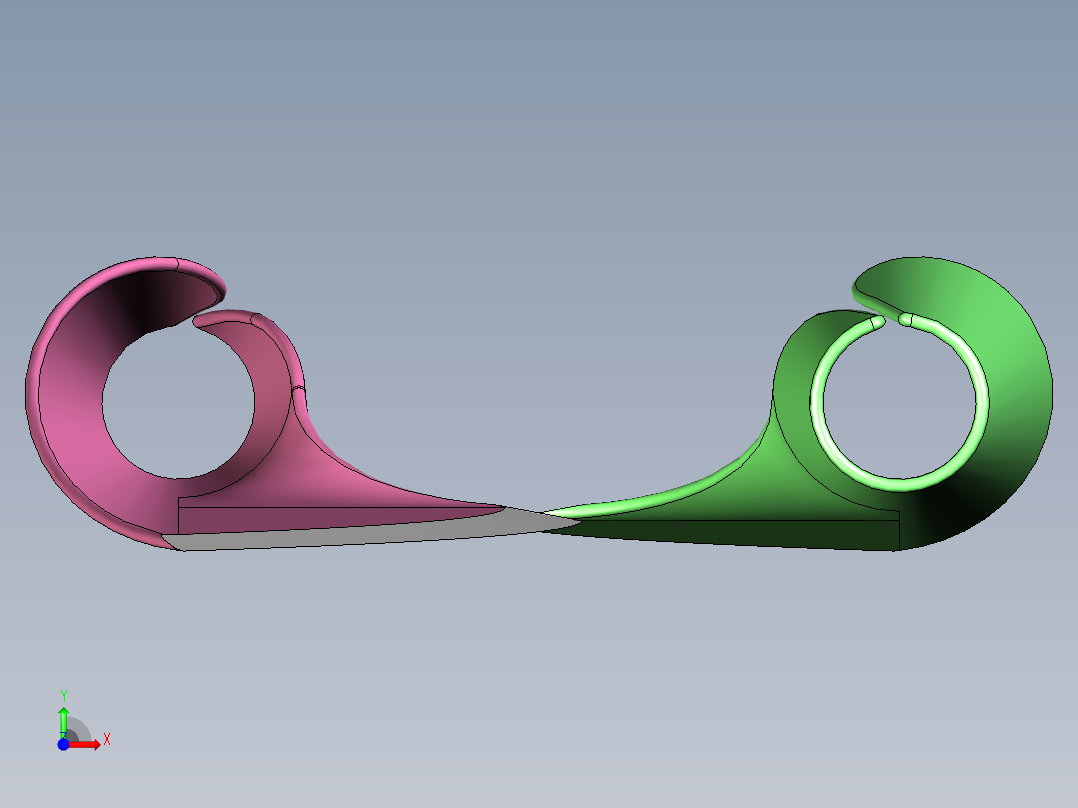 卷筒农用刀具前视图