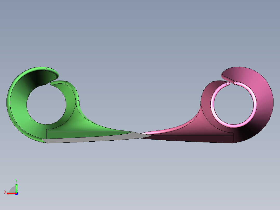 卷筒农用刀具后视图