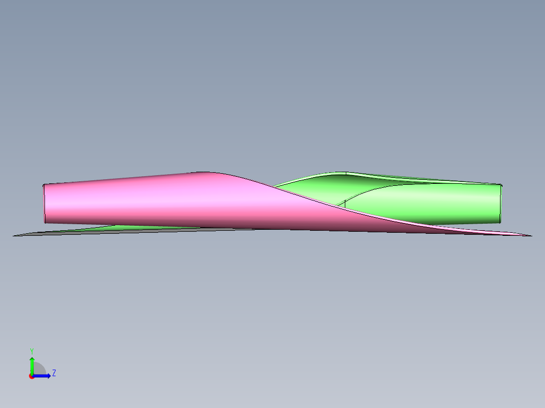 卷筒农用刀具左视图