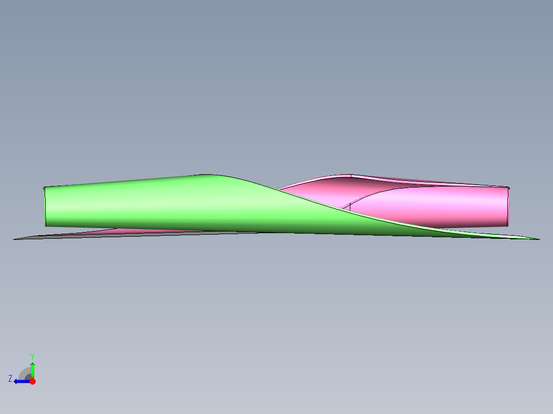 卷筒农用刀具右视图