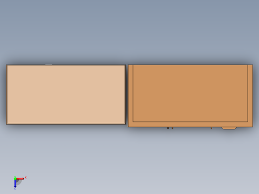 书桌，橱柜俯视缩略图