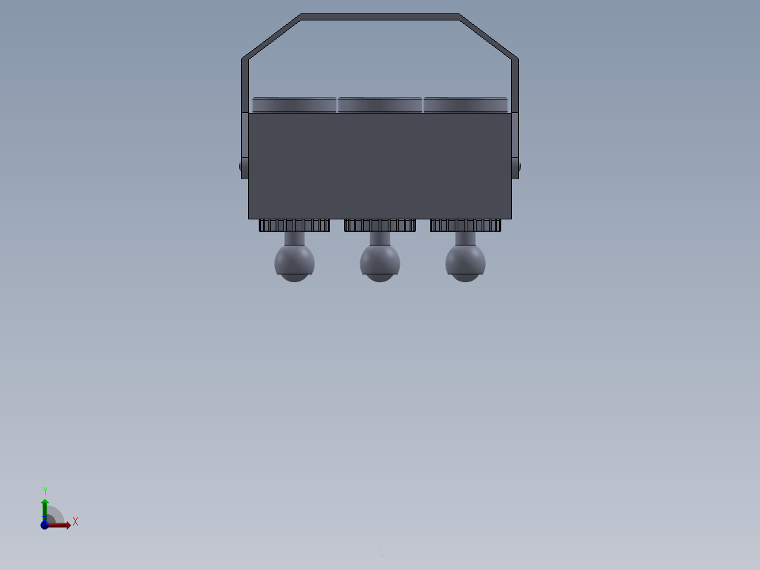 硅钢片平整度检测系统前视图