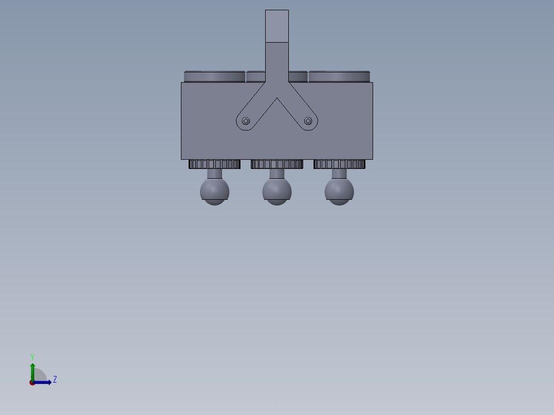 硅钢片平整度检测系统左视图