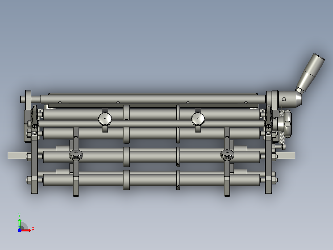 THJ300B302贴合进料架组件前视图