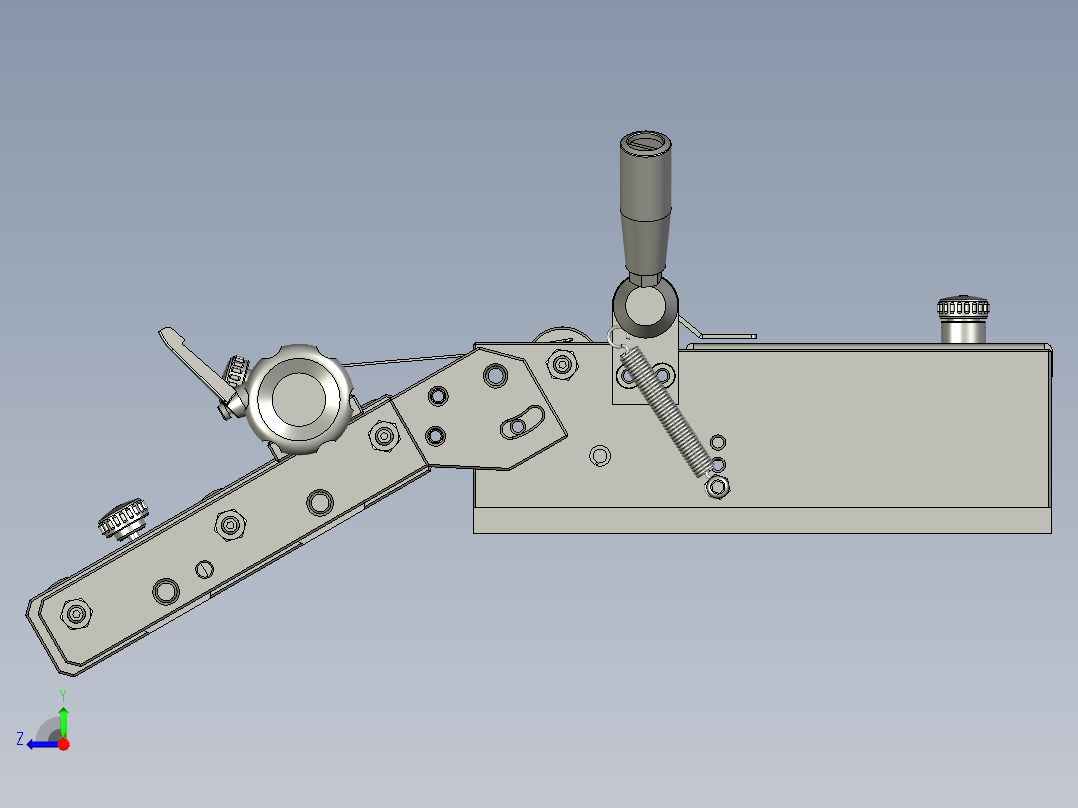 THJ300B302贴合进料架组件右视图