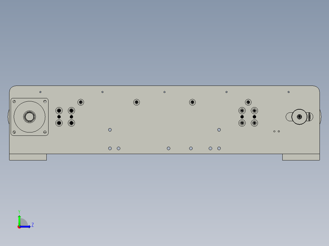 M03-R180305-E-上料架皮带组左视图