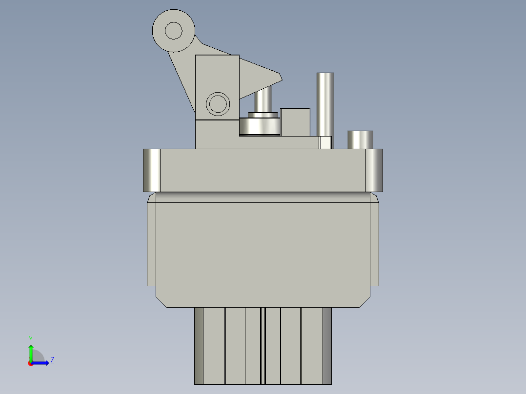 PCB阻挡器DC左视图