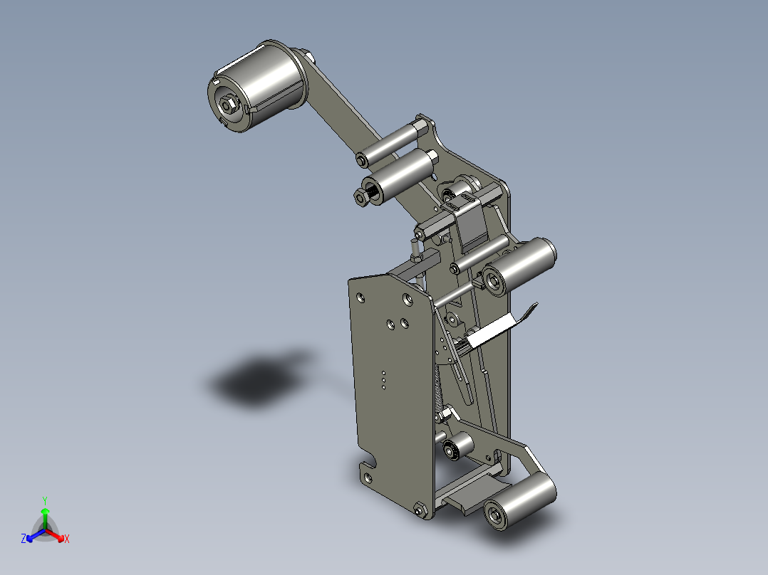 F-K-封胶带机芯B主视图