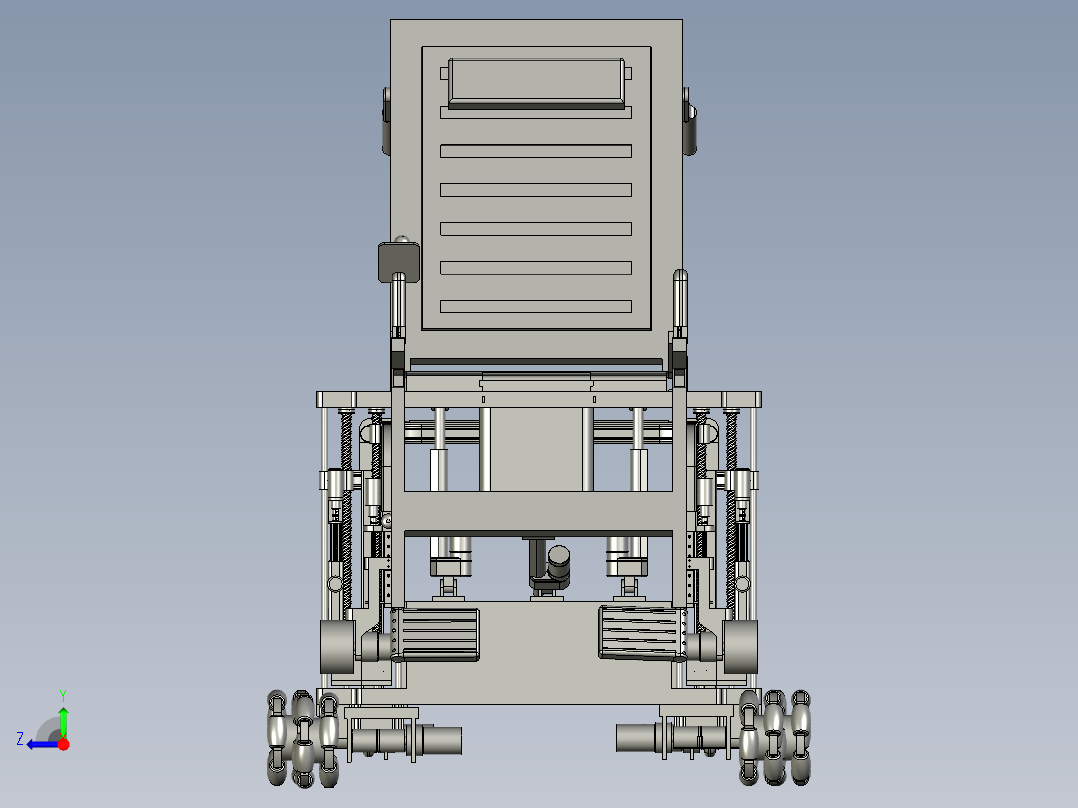 残疾人智能全自动轮椅车右视图