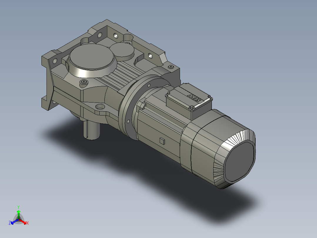 K87DRN100L4BE5正等轴测图