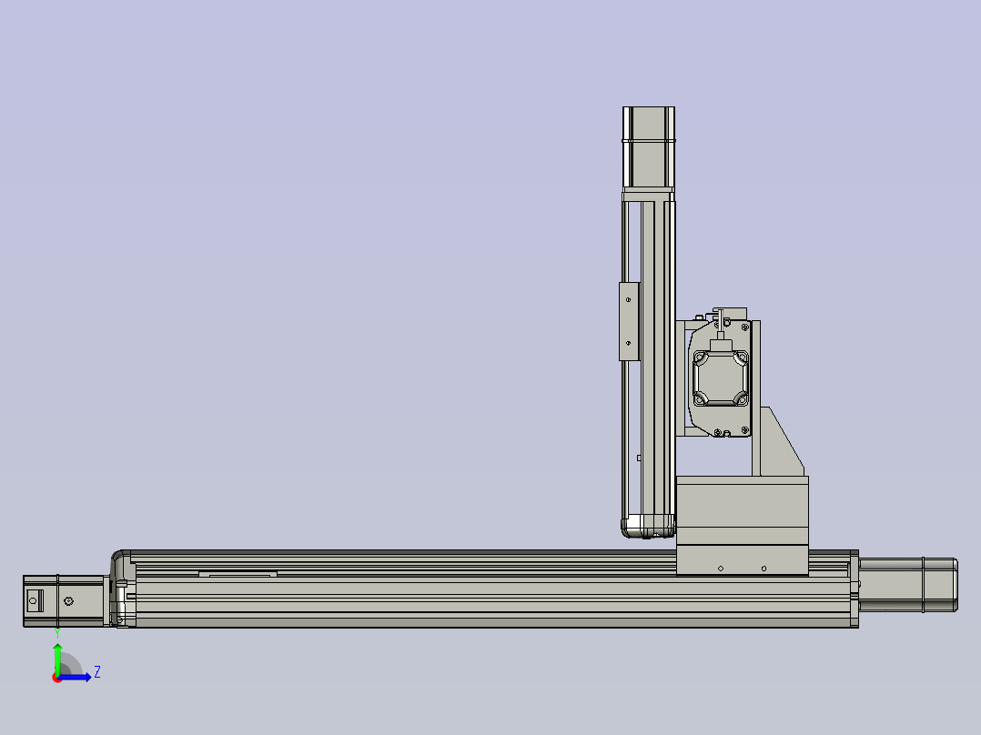 三轴龙门左视图