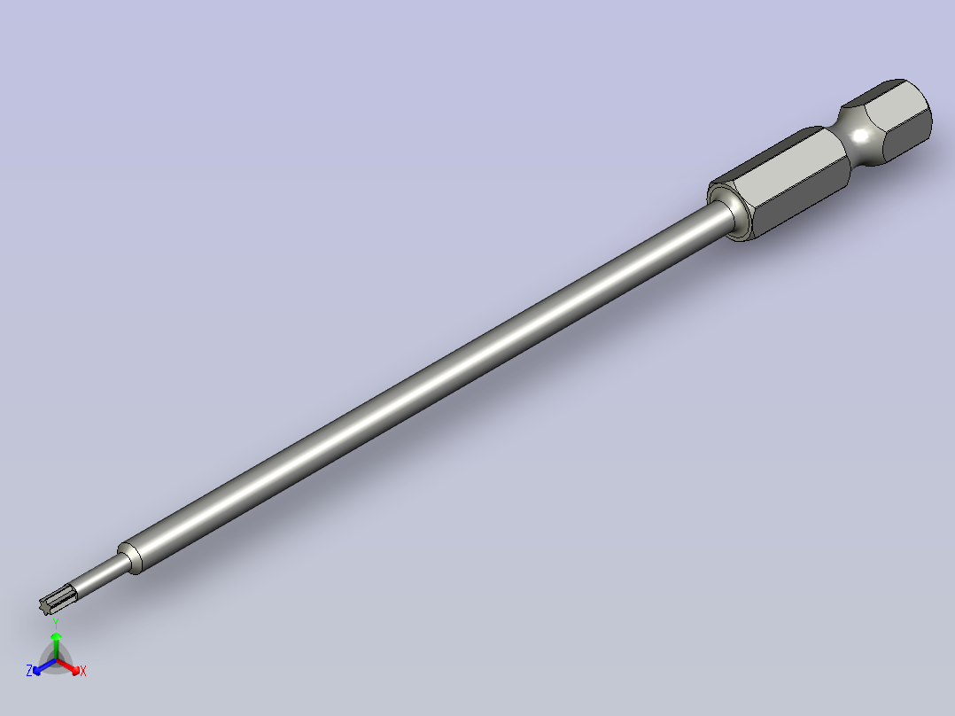 M3梅花批头-T10-120主视图