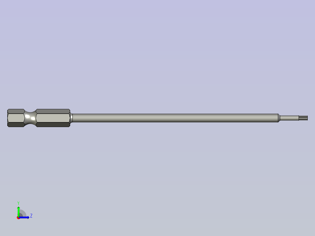 M3梅花批头-T10-120左视图