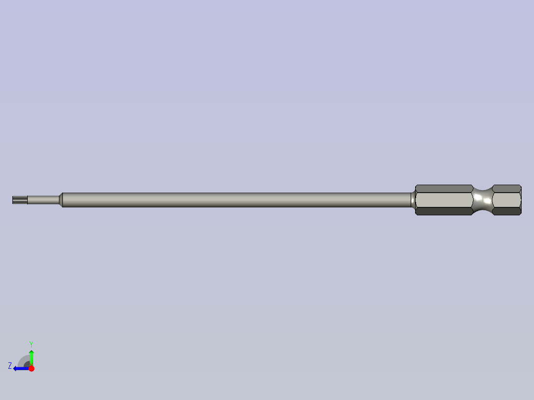 M3梅花批头-T10-120右视图