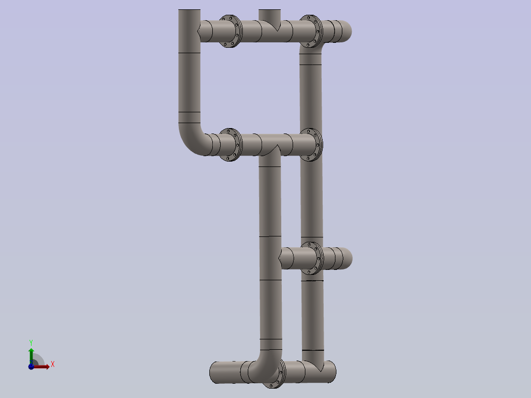 管道过滤系统前视图