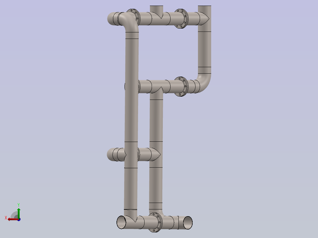 管道过滤系统后视图