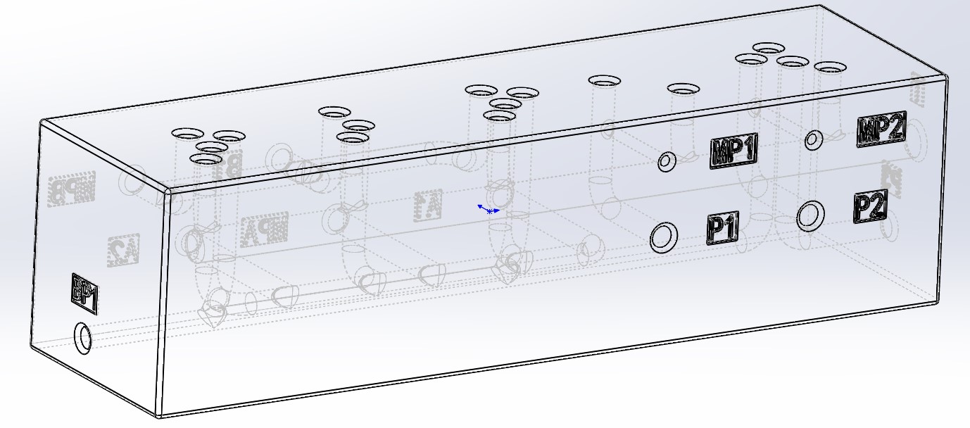 压缩站差动集成块设计（SW+CAD+说明书）