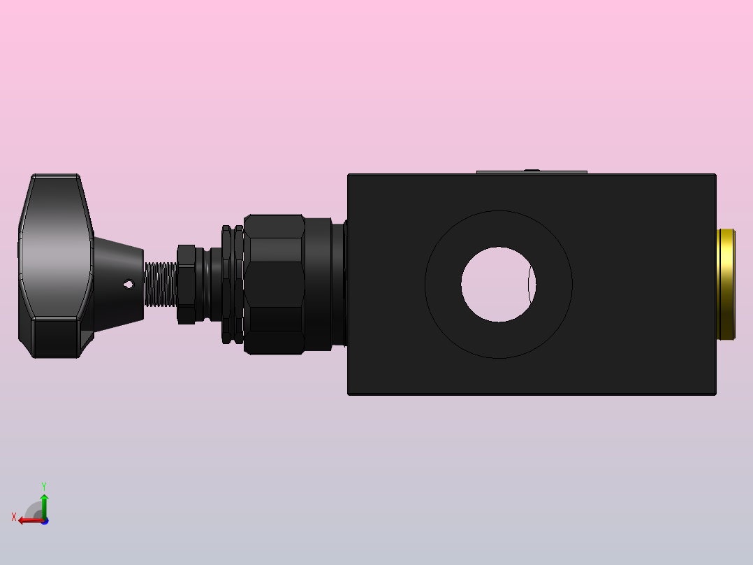 DBDH10G 直动型溢流阀后视图