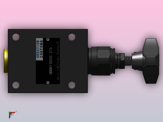 DBDH10G 直动型溢流阀俯视缩略图