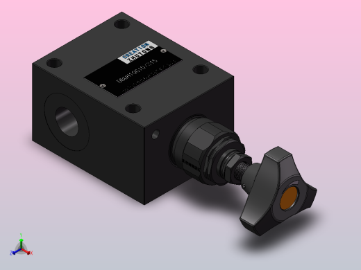 DBDH10G 直动型溢流阀正等轴测缩略图