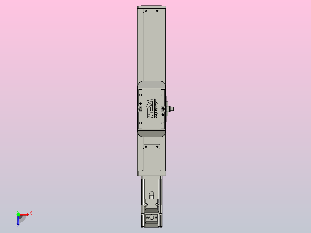 滚珠丝杠直线轴带导轨全封闭TPA-HCR-50S-1210C-L100-M-Y-P10-N3俯视图