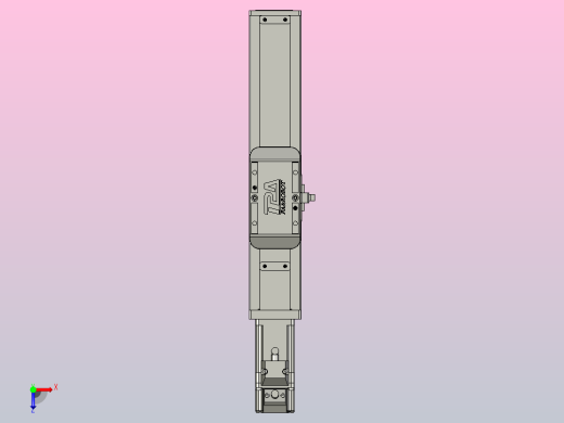 滚珠丝杠直线轴带导轨全封闭TPA-HCR-50S-1210C-L100-M-Y-P10-N3俯视缩略图