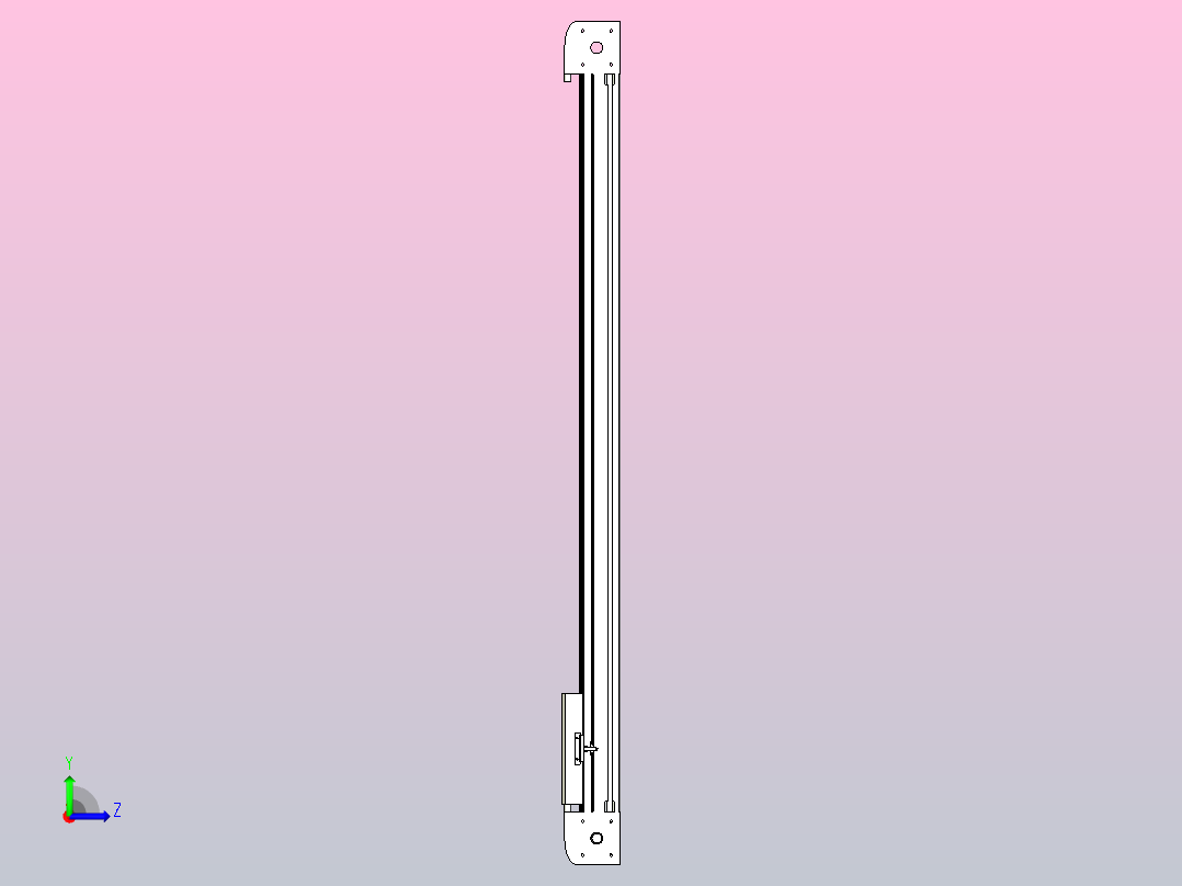带式直线轴半闭式TPA-ONB-120F-90-L1150-DL-J90-N3左视图