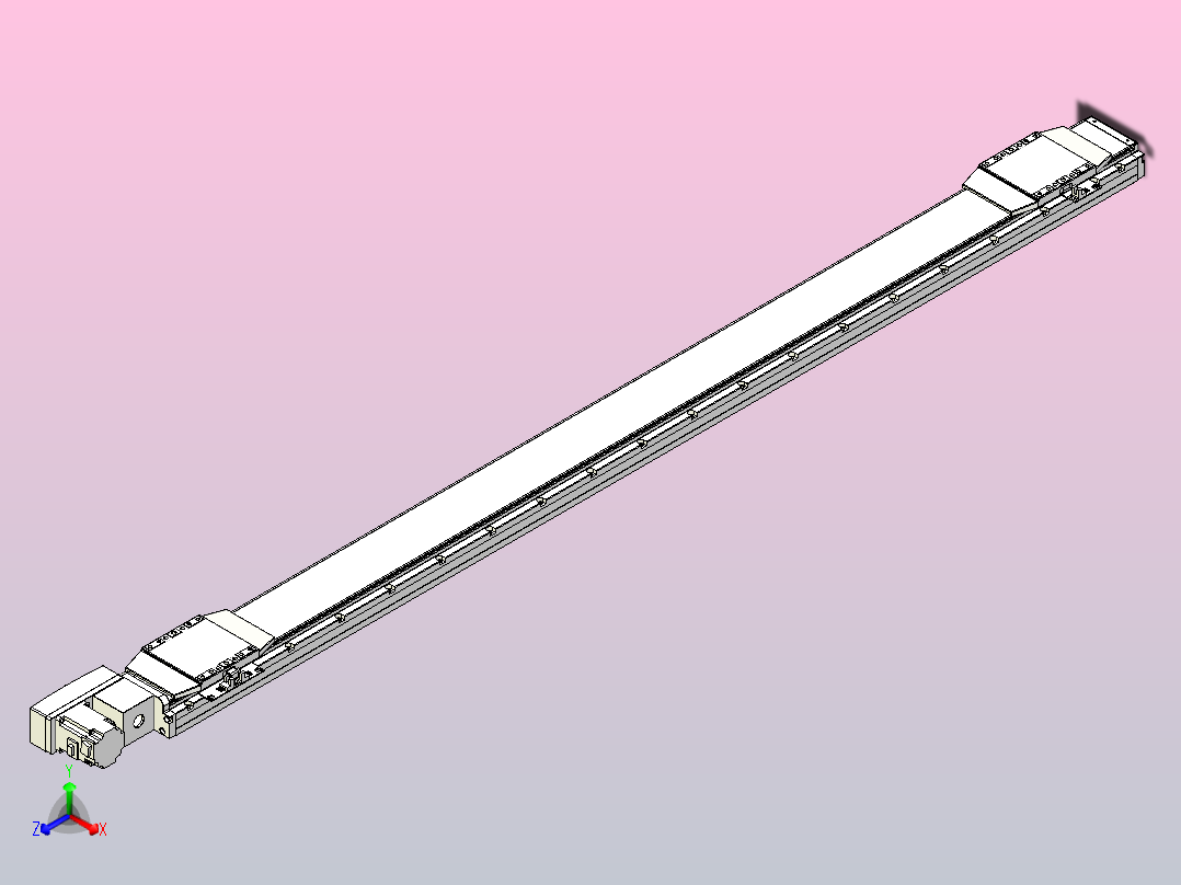 皮带直线轴双滑块型TPA-GCBS-120-P70-L725-QL-M20-N3主视图
