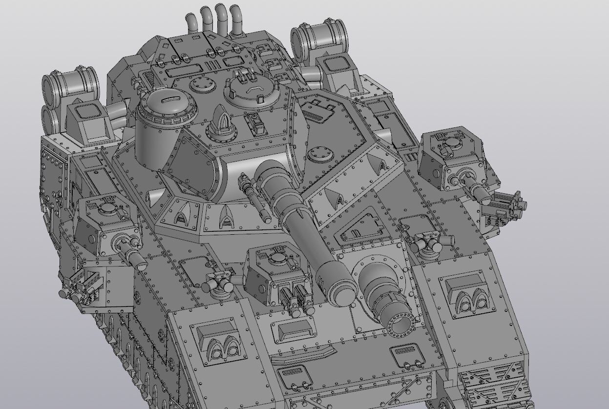 战锤40K帝皇毒刃 Warhammer 40000 Baneblade